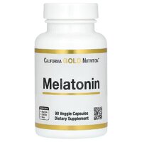 Натуральная добавка California Gold Nutrition Melatonin 3 mg, 90 вегакапсул