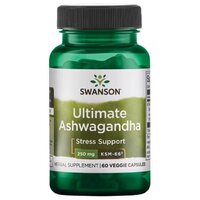 Натуральная добавка Swanson Ashwagandha 250 mg Ultimate, 60 вегакапсул