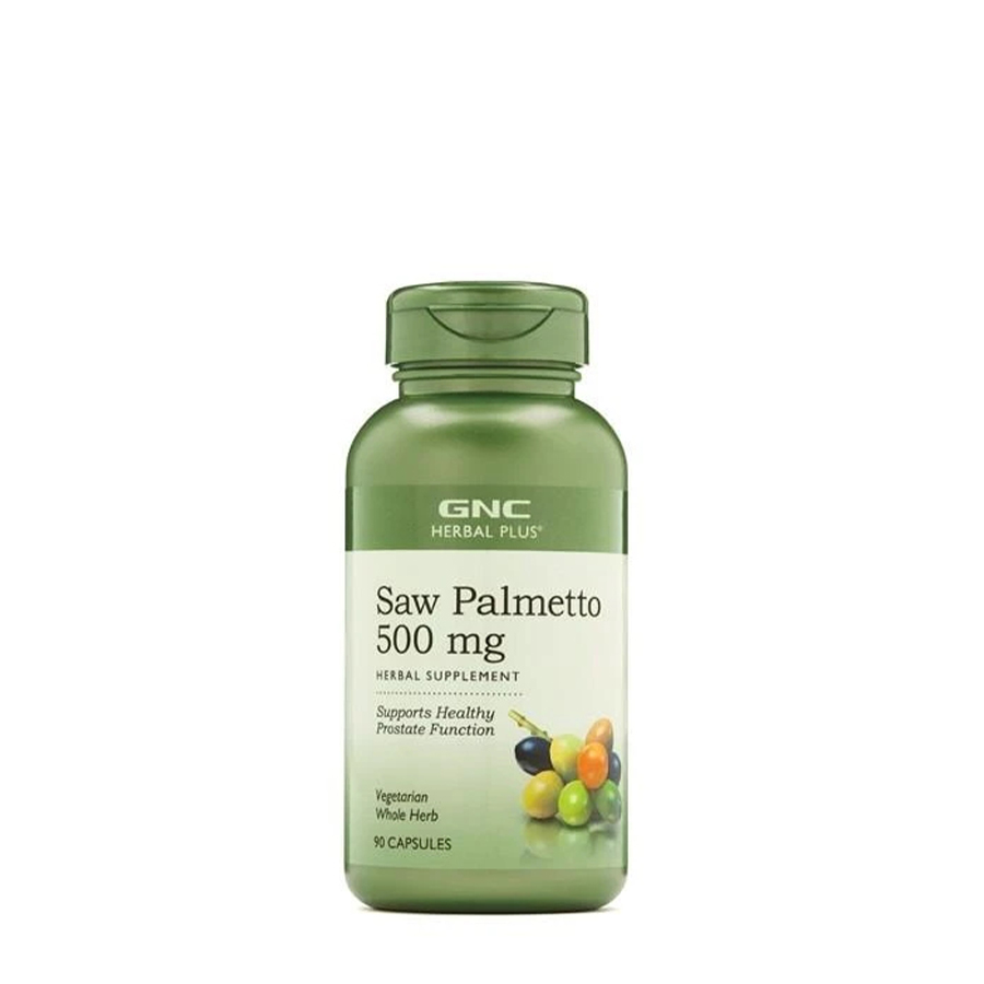 Натуральна добавка GNC Herbal Plus Saw Palmetto 500 mg, 90 капсул