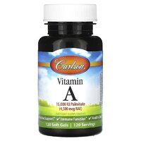 Витамины и минералы Carlson Labs Vitamin A 15000 IU, 120 капсул