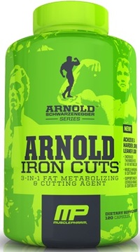 Жиросжигатель MusclePharm Arnold Iron Cuts, 120 капсул