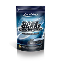 Аминокислота BCAA IronMaxx BCAAs + Glutamine Powder, 550 грамм - пакет