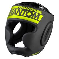 Боксерский шлем Phantom APEX Full Face, Black/Neon Yellow