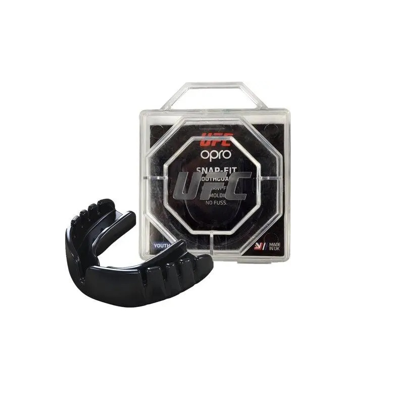 Капа OPRO Snap-Fit UFC детская (возраст до 11) (ufc.002263001), Black