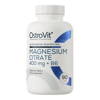 Витамины и минералы OstroVit Magnesium Citrate 400 mg + B6, 90 таблеток