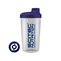 Шейкер Scitec Classic, 700 мл, Transparent/Blue