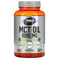 Предтренировочный комплекс NOW Sports MCT Oil 1000 mg, 150 капсул