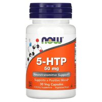 Аминокислота NOW 5-HTP 50 mg, 30 вегакапсул
