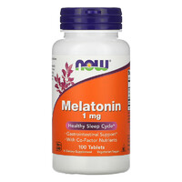 Натуральная добавка NOW Melatonin 1 mg, 100 таблеток