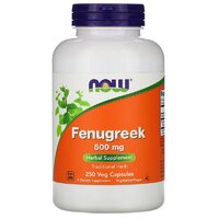 Натуральная добавка NOW Fenugreek 500 mg, 250 капсул