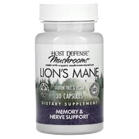 Натуральная добавка Host Defense Lion's Mane, 30 вегакапсул