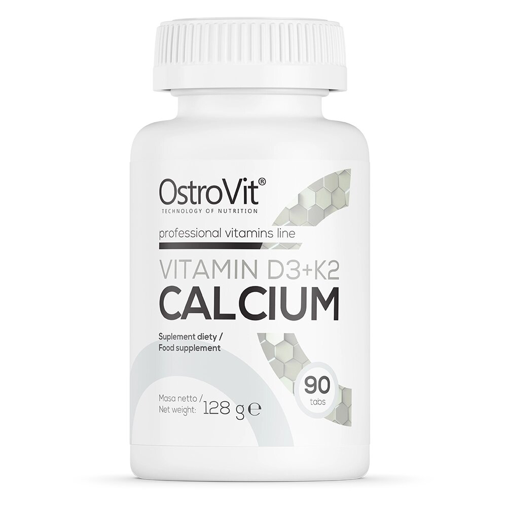Вітаміни та мінерали OstroVit Vitamin D3+K2 Calcium, 90 таблеток