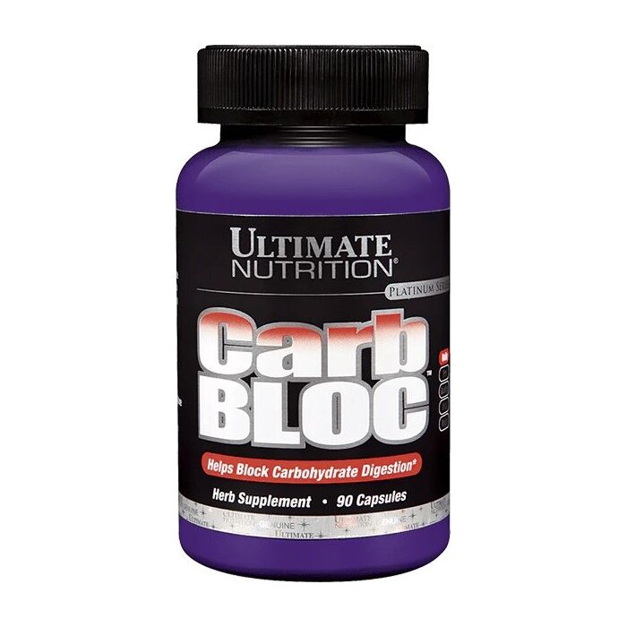 Натуральна добавка Ultimate Carb Bloc 500 mg, 90 капсул