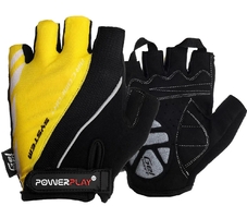 Велоперчатки PowerPlay 5024 D, Black/Yellow