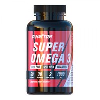 Жирные кислоты Vansiton Super Omega-3, 60 капсул