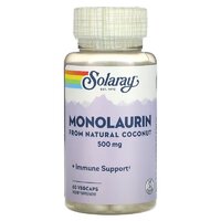 Натуральная добавка Solaray Monolaurin 500 mg, 60 вегакапсул