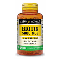 Витамины и минералы Mason Natural Biotin 5,000 mcg, 60 капсул