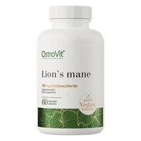 Натуральная добавка OstroVit Vege Lion's Mane, 60 вегакапсул