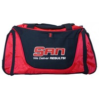 Сумка спортивная SAN, черно-красная