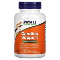 Натуральная добавка NOW Candida Support, 90 вегакапсул