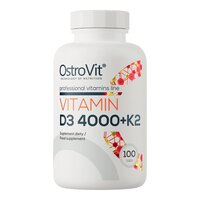 Витамины и минералы OstroVit Vitamin D3 4000 +K2, 100 таблеток