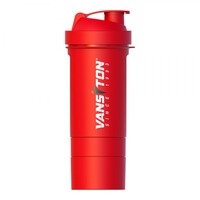 Шейкер Vansiton 2-х компонентный 600 мл, красный