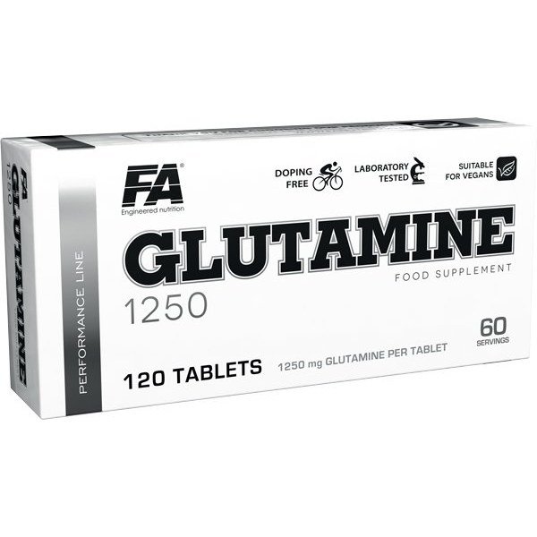 Амінокислота Fitness Authority Glutamine 1250, 120 таблеток