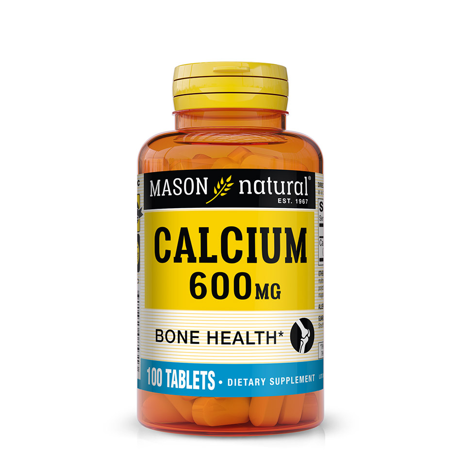 Вітаміни та мінерали Mason Natural Calcium 600 mg, 100 таблеток