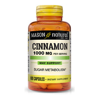 Натуральная добавка Mason Natural Cinnamon 1000 mg, 100 капсул