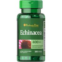 Натуральная добавка Puritan's Pride Echinacea 400 mg, 100 капсул