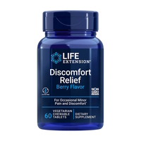 Натуральна добавка Life Extension Discomfort Relief, 60 жувальних таблеток