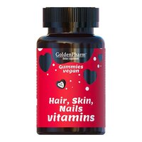 Витамины и минералы Golden Pharm Hair Skin Nails Vitamins, 60 желеек