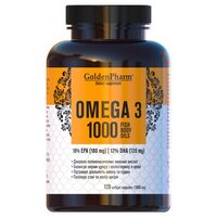 Жирні кислоти Golden Pharm Omega-3 1000 mg, 120 капсул