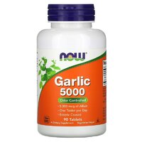 Натуральная добавка NOW Garlic 5000, 90 таблеток