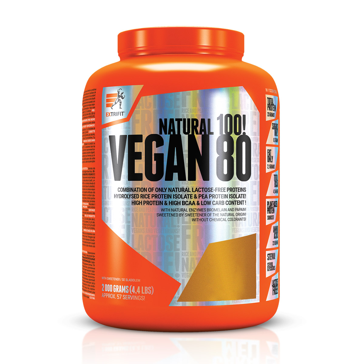 Протеїн Extrifit Vegan 80, 2 кг