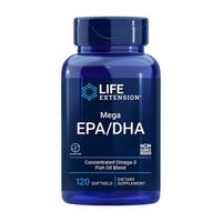 Жирные кислоты Life Extension Mega EPA/DHA, 120 капсул