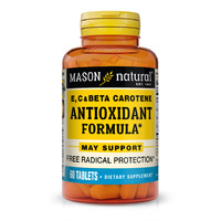Витамины и минералы Mason Natural E, C &amp; Beta Carotine Antioxidant Formula, 60 таблеток