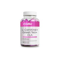 Жиросжигатель IronFlex L-Carnitine + Green Tea + Cla, 90 капсул