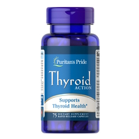 Витамины и минералы Puritan's Pride Thyroid Action, 75 капсул