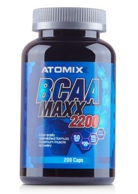 Аминокислота BCAA Atomixx BCAA Maxx 2200, 200 капсул