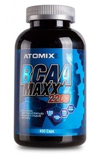 Аминокислота BCAA Atomixx BCAA Maxx 2200, 400 капсул