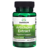 Натуральная добавка Swanson Artichoke Extract 250 mg, 60 капсул