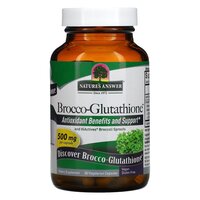 Натуральная добавка Nature's Answer Brocco-Glutathione 500 mg, 60 вегакапсул