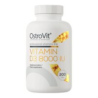 Витамины и минералы OstroVit Vitamin D3 8000 IU, 200 таблеток