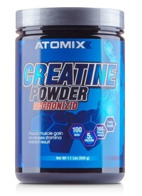 Креатин Atomixx Creatine Powder Micronizid, 500 грамм