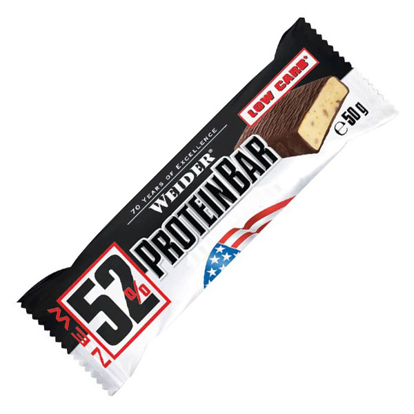 Батончик Weider 52% Protein Bar, 50 грамм