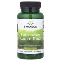 Натуральная добавка Swanson Kudzu Root 500 mg Full Spectrum, 60 капсул