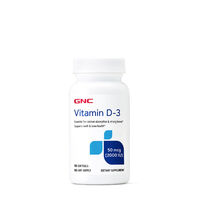 Витамины и минералы GNC Vitamin D3 2000 IU, 180 капсул
