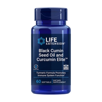 Натуральна добавка Life Extension Black Cumin Seed Oil and Curcumin Elite, 60 капсул