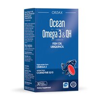 Жирные кислоты Orzax Ocean Omega-3 &amp; QH, 30 капсул
